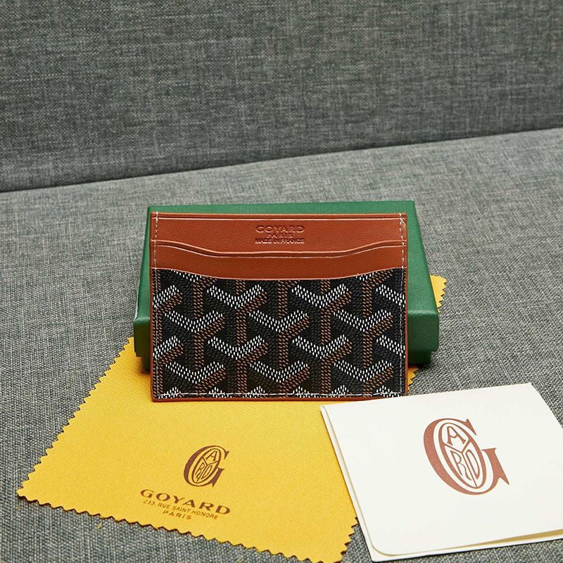 Goyard Saint-Sulpice Card Wallet In Goyardine Canvas ✨ - buyonlinebehappy