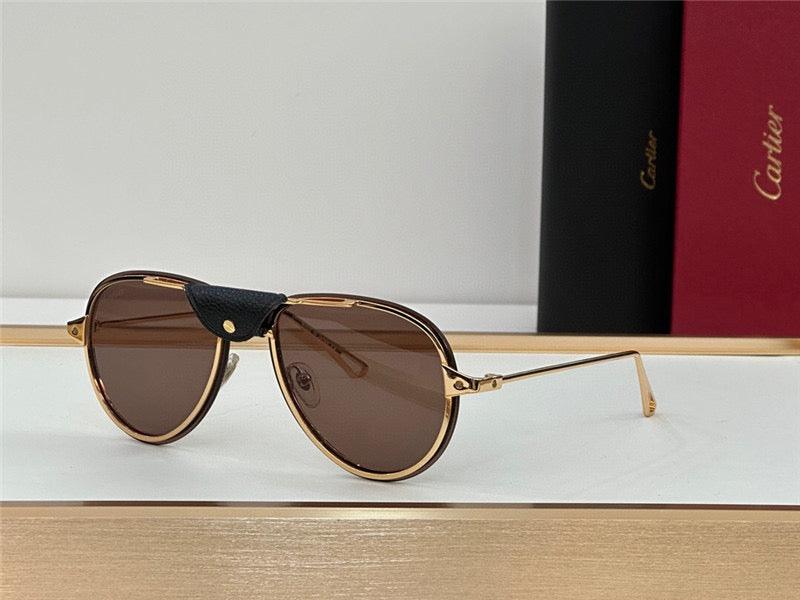 Cartier 0242 S 004 3 Colors 60mm Unisex Sunglasses ✨ - buyonlinebehappy