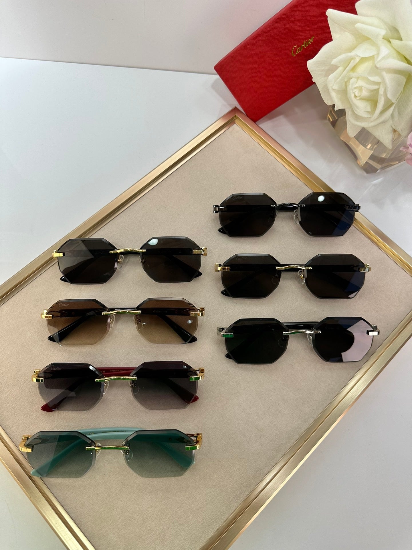 Cartier CT0439S Unisex Sunglasses  $3495 ✨ - buyonlinebehappy