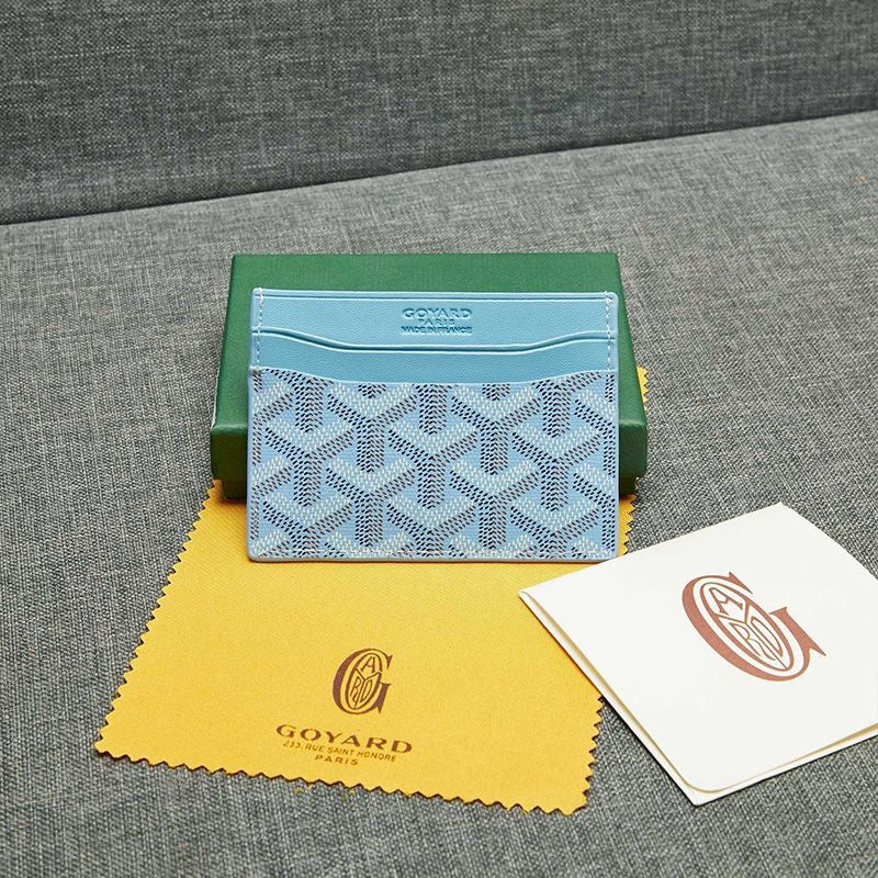 Goyard Saint-Sulpice Card Wallet In Goyardine Canvas ✨ - buyonlinebehappy