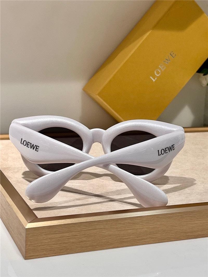 1 2024 New Season LOEWE Inflated round-frame Sunglasses 🖤 - buyonlinebehappy