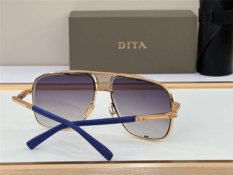 1 DITA MACH-FIVE Rose Gold-Gold-Brown Unisex Clear Sunglasses 🔱 - buyonlinebehappy