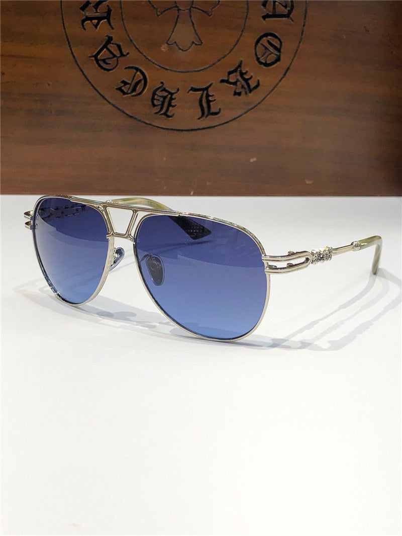 Chrome Hearts Aviator Sunglasses 60mm-4 STYLE🔱 - buyonlinebehappy