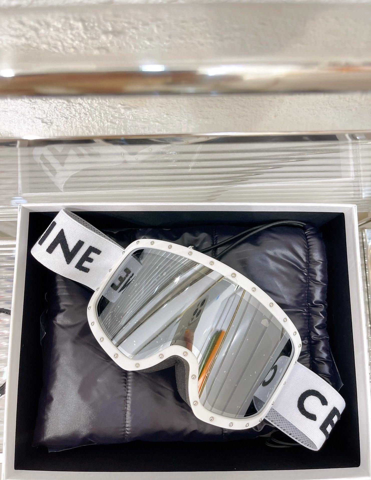 1 2024 CELINE EYEWEAR Studded Ski Goggles Sunglasses ✨ - buyonlinebehappy