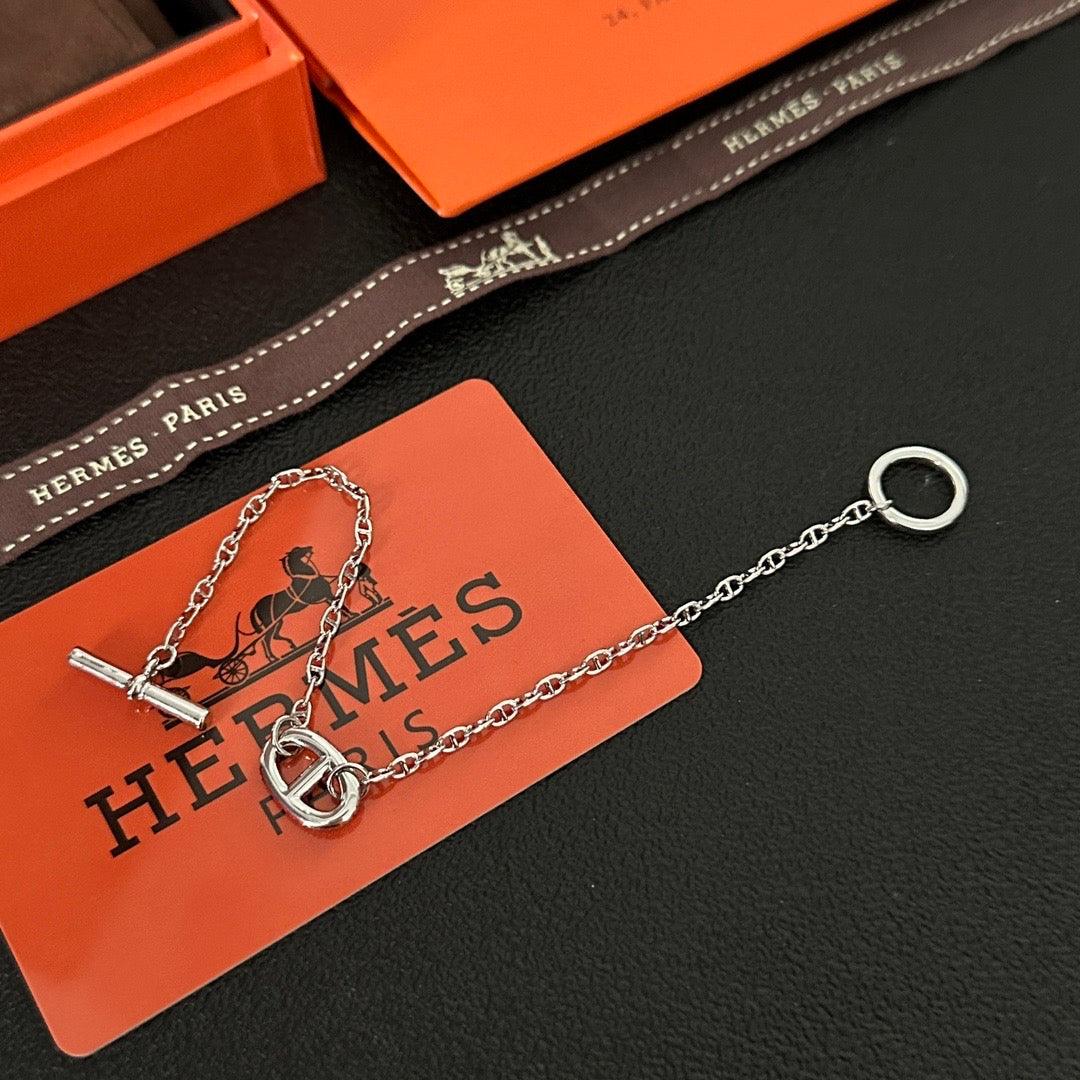 Hermes d'Ancre Chain Bracelet Women's Jewelry✨ - buyonlinebehappy