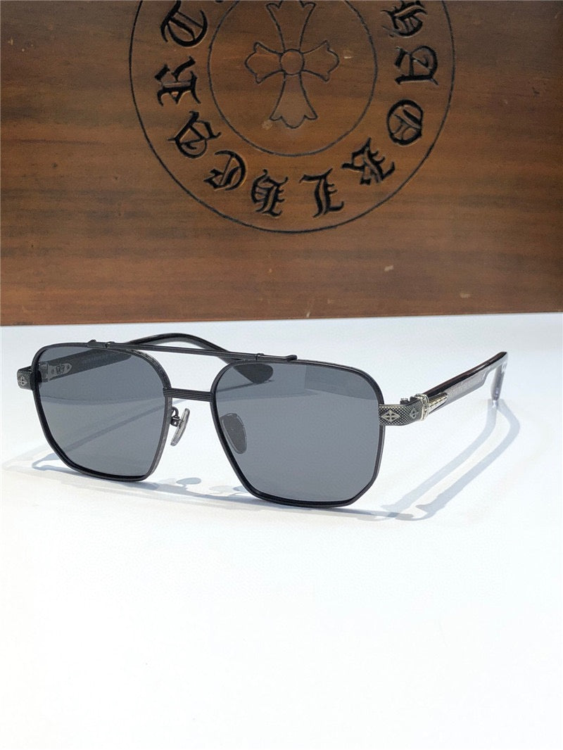 - Chrome Hearts 8184 square-frame tinted sunglasses ⚜️ - buyonlinebehappy