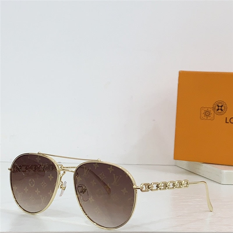 Louis Vuitton My LV Chain Pilot Z1539E Sunglasses  ✨ - buyonlinebehappy