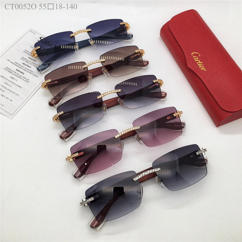 CARTIER CT0052O Sunglasses with diamonds $3500  ✨ - buyonlinebehappy