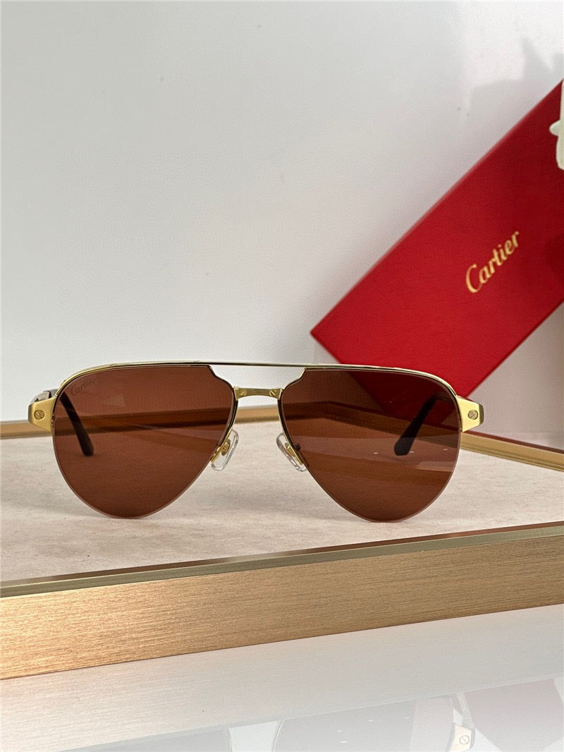 Cartier CT0386S 003 Sunglasses Men's $1295  ✨ - buyonlinebehappy