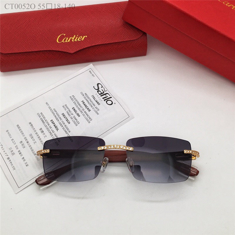 CARTIER CT0052O Sunglasses with diamonds $3500  ✨ - buyonlinebehappy