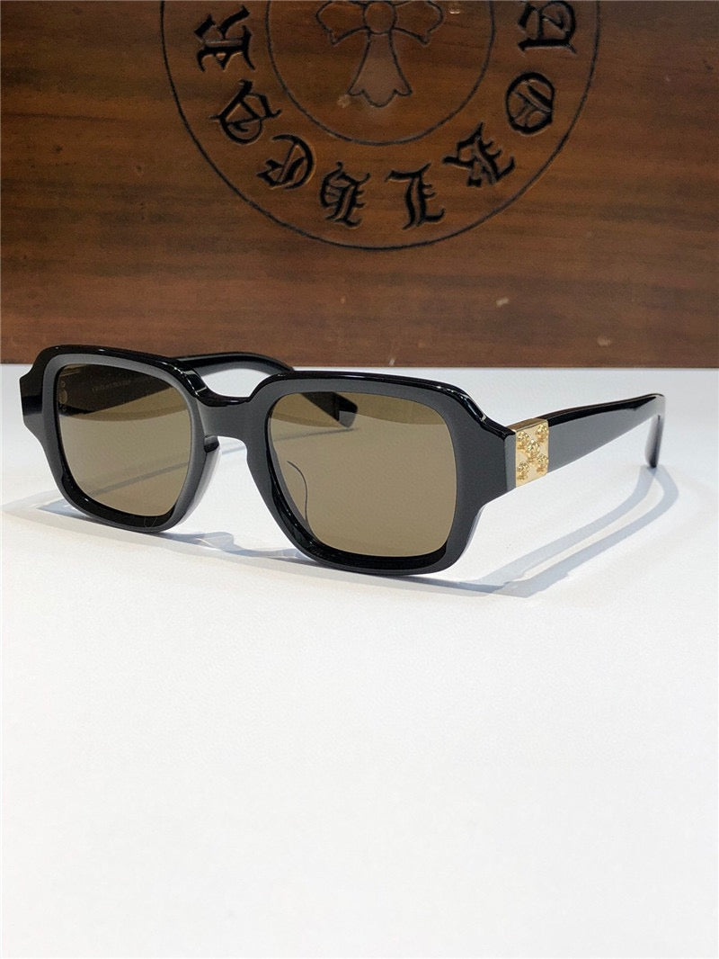 Chrome Hearts TV PARTY matty boy square-frame tinted sunglasses🔱 - buyonlinebehappy