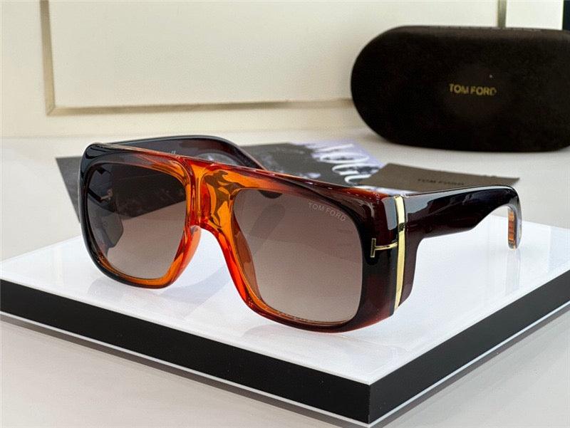 Tom Ford Gino TF733 Unisex Square 60mm Sunglasses 🔱 - buyonlinebehappy