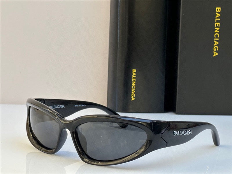 BALENCIAGA 0157S Swift oval-frame Sunglasses 🖤 - buyonlinebehappy