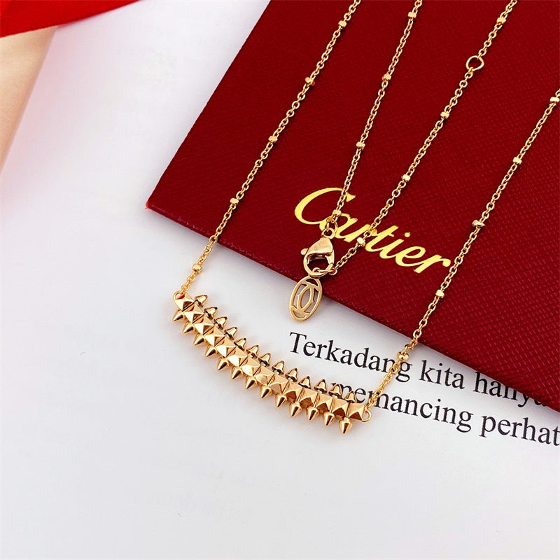 Cartier 18K Gold Plated CLASH DE MODEL Necklace✨ - buyonlinebehappy