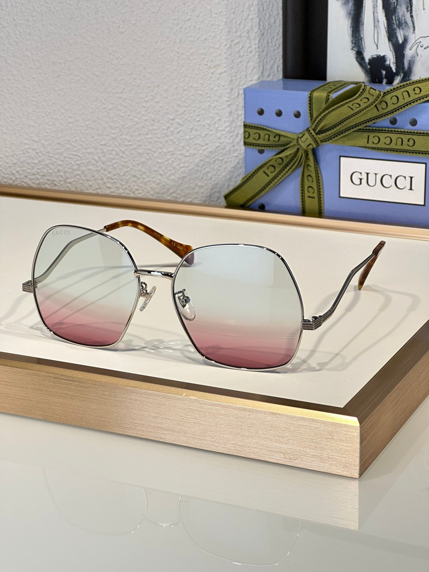 Gucci Over Size GG 0972S 2024 Women's Sunglasses ✨ - buyonlinebehappy