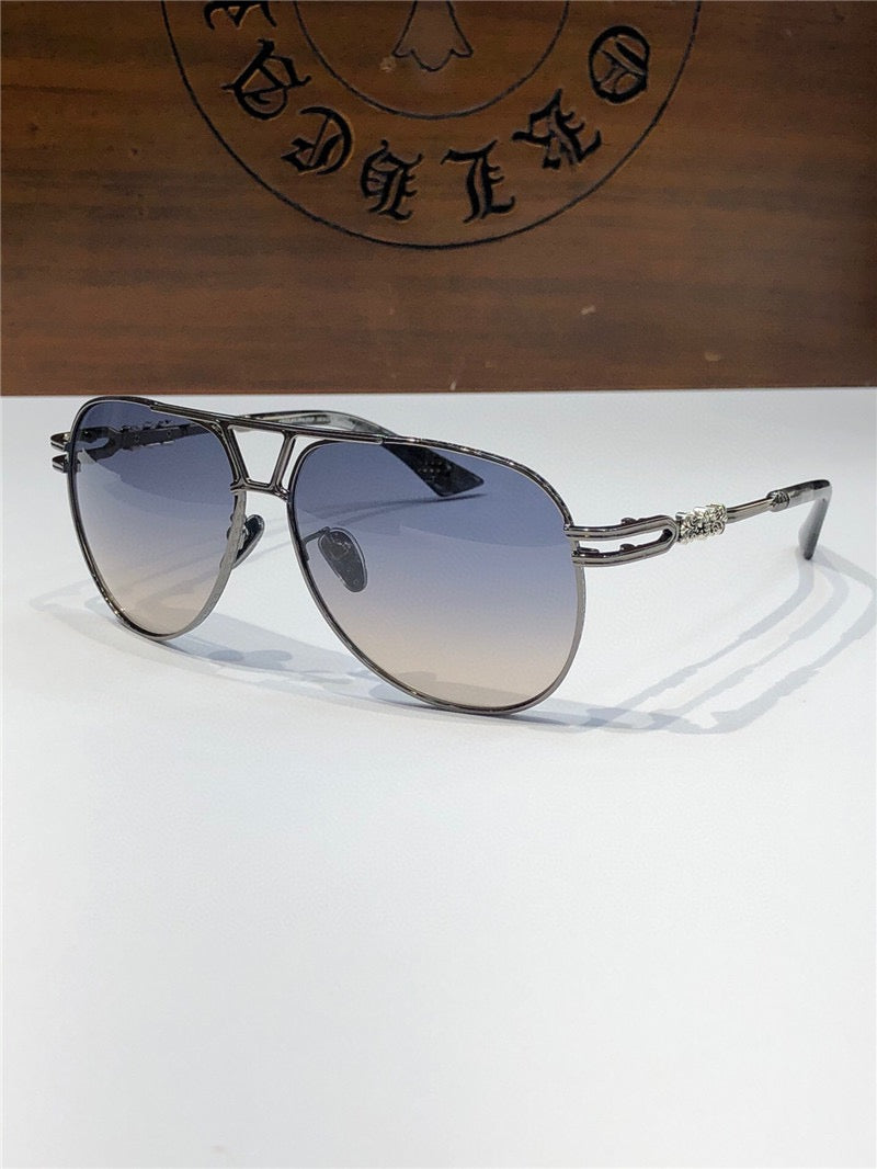 Chrome Hearts Aviator Sunglasses 60mm-4 STYLE🔱 - buyonlinebehappy