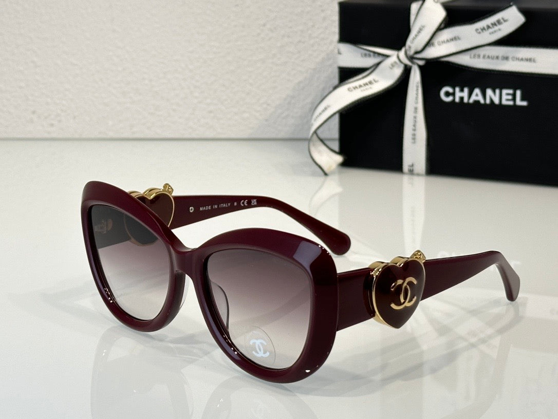 CHANEL Butterfly 5517 1459/S3 Women's Sunglasses 🖤 - buyonlinebehappy