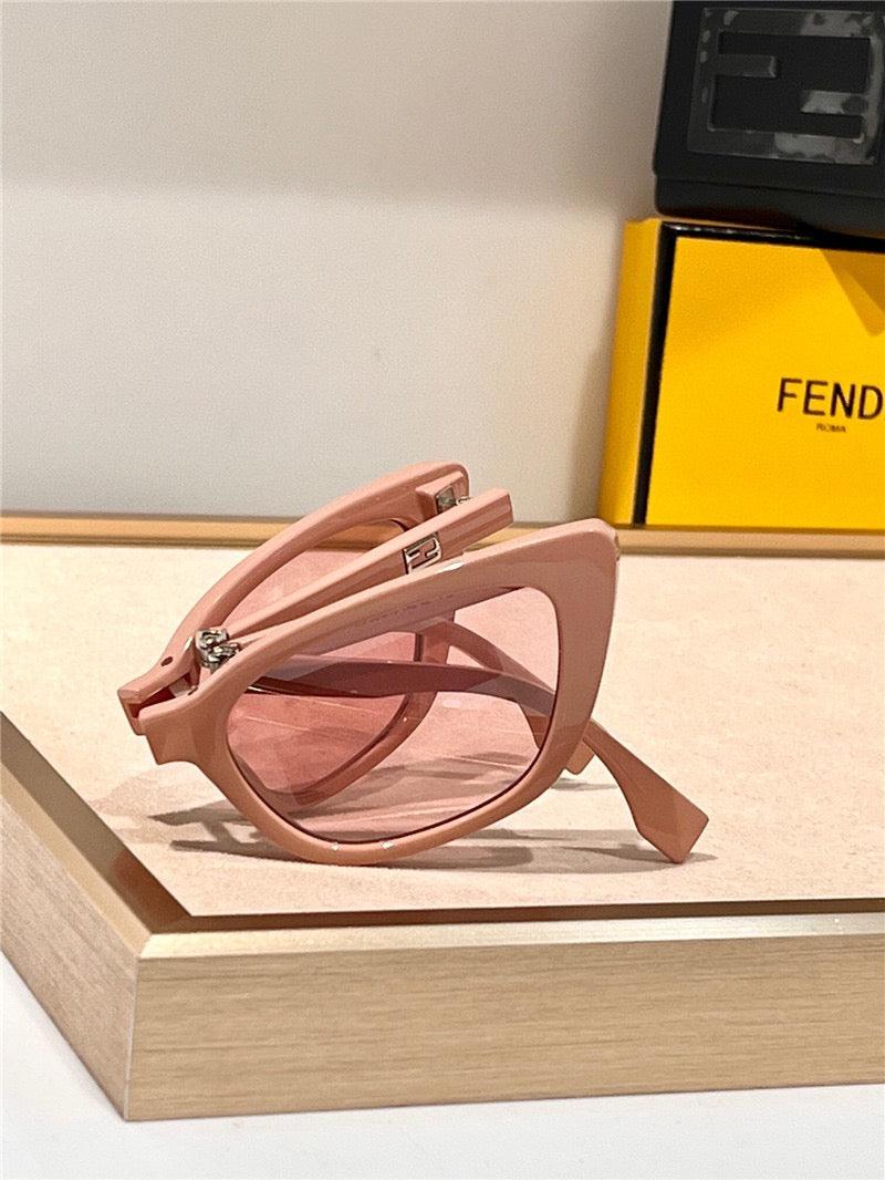 FENDI Foldable acetate sunglasses FD40089✨ - buyonlinebehappy