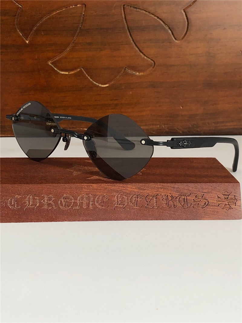 Chrome Hearts DEEP III 3 Rhombus Zeiss Lens Unisex Sunglasses⚜️ - buyonlinebehappy