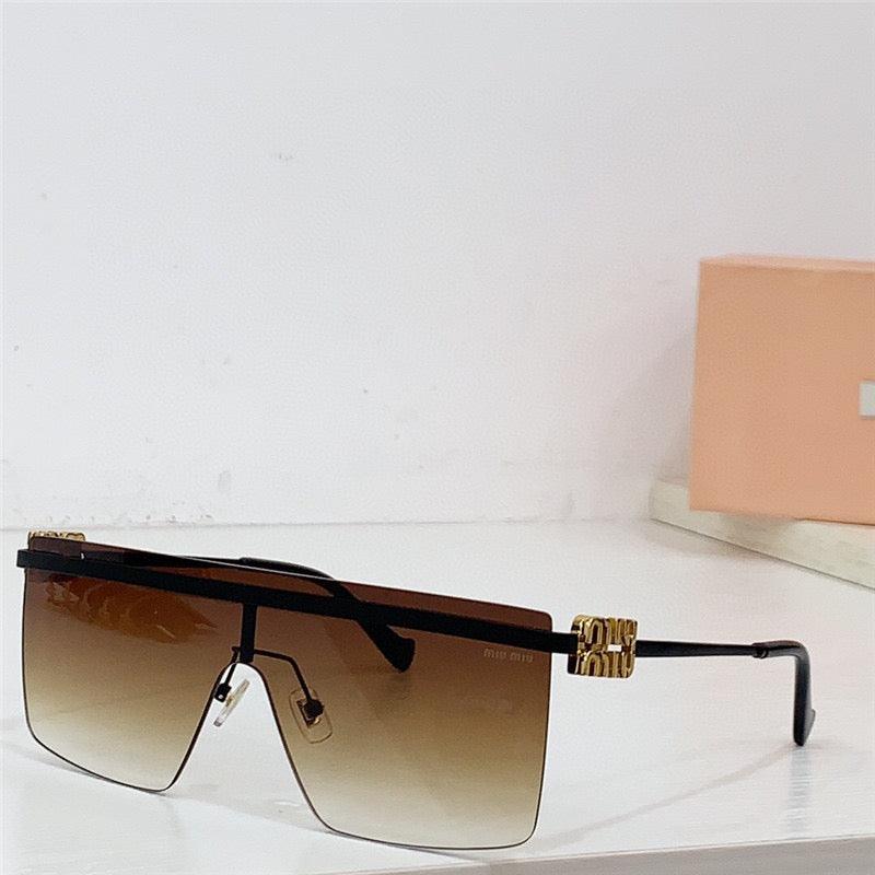 Miu Miu MU50ZS Gold-Black Frame XXL-141mm Women's Sunglasses✨ - buyonlinebehappy