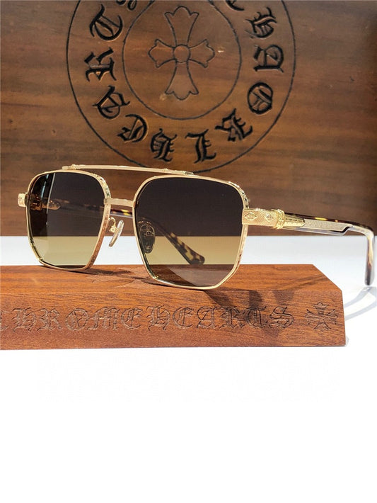 - Chrome Hearts 8184 square-frame tinted sunglasses ⚜️ - buyonlinebehappy
