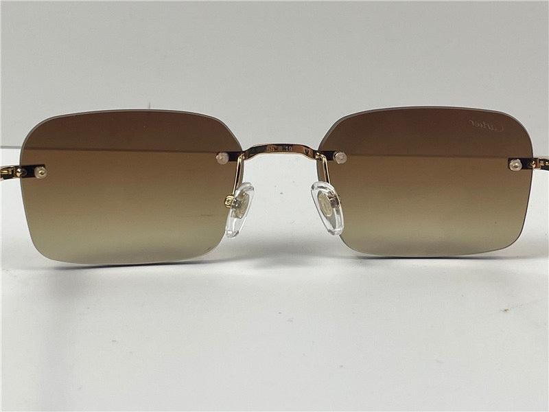 CARTIER CT0290 Gold-Silver Men's Sunglasses 👑 - buyonlinebehappy