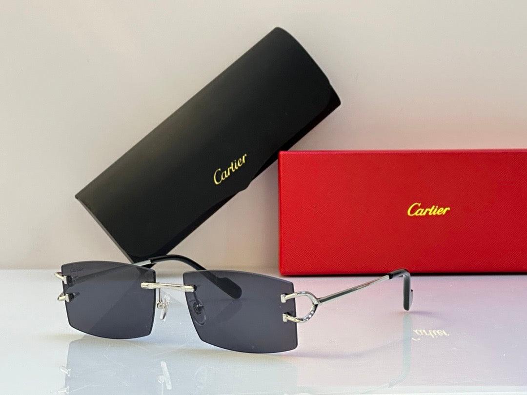 CARTIER - CT0092O - 001 DIAMOND CUT Sunglasses ✨ - buyonlinebehappy