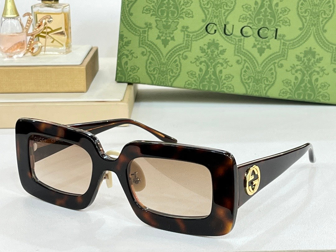 Gucci GG0974S Sunglasses Women Rectangle 49mm  ✨ - buyonlinebehappy