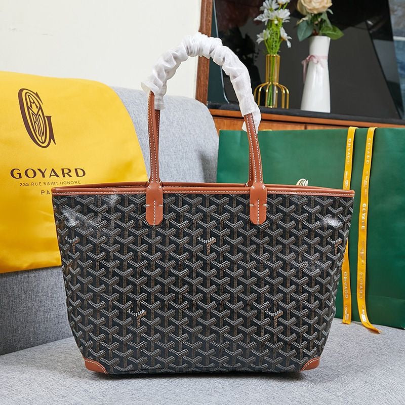 - Goyard Artois Tote In Goyardine Canvas PM-GM-11 Colors ✨ - buyonlinebehappy