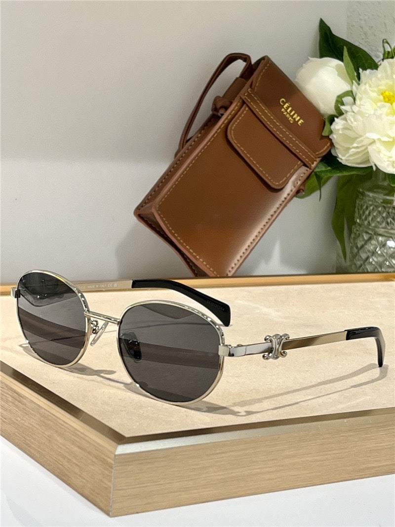 CELINE Triomphe Metal Racer CL 40069 Sunglasses ✨ - buyonlinebehappy