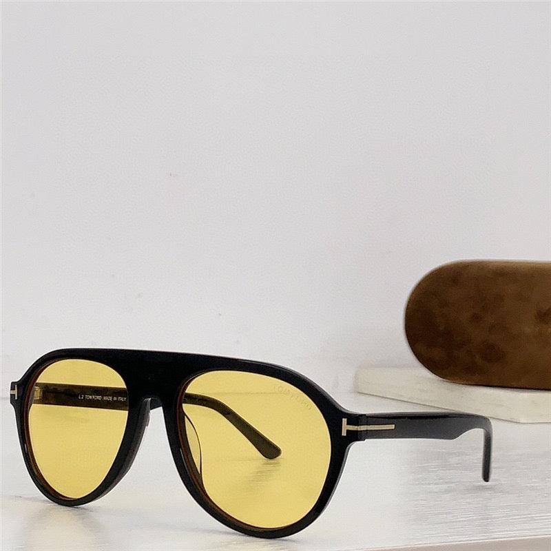 PILOT HORN SUNGLASSES $1,690 FT1047-P ✨ - buyonlinebehappy