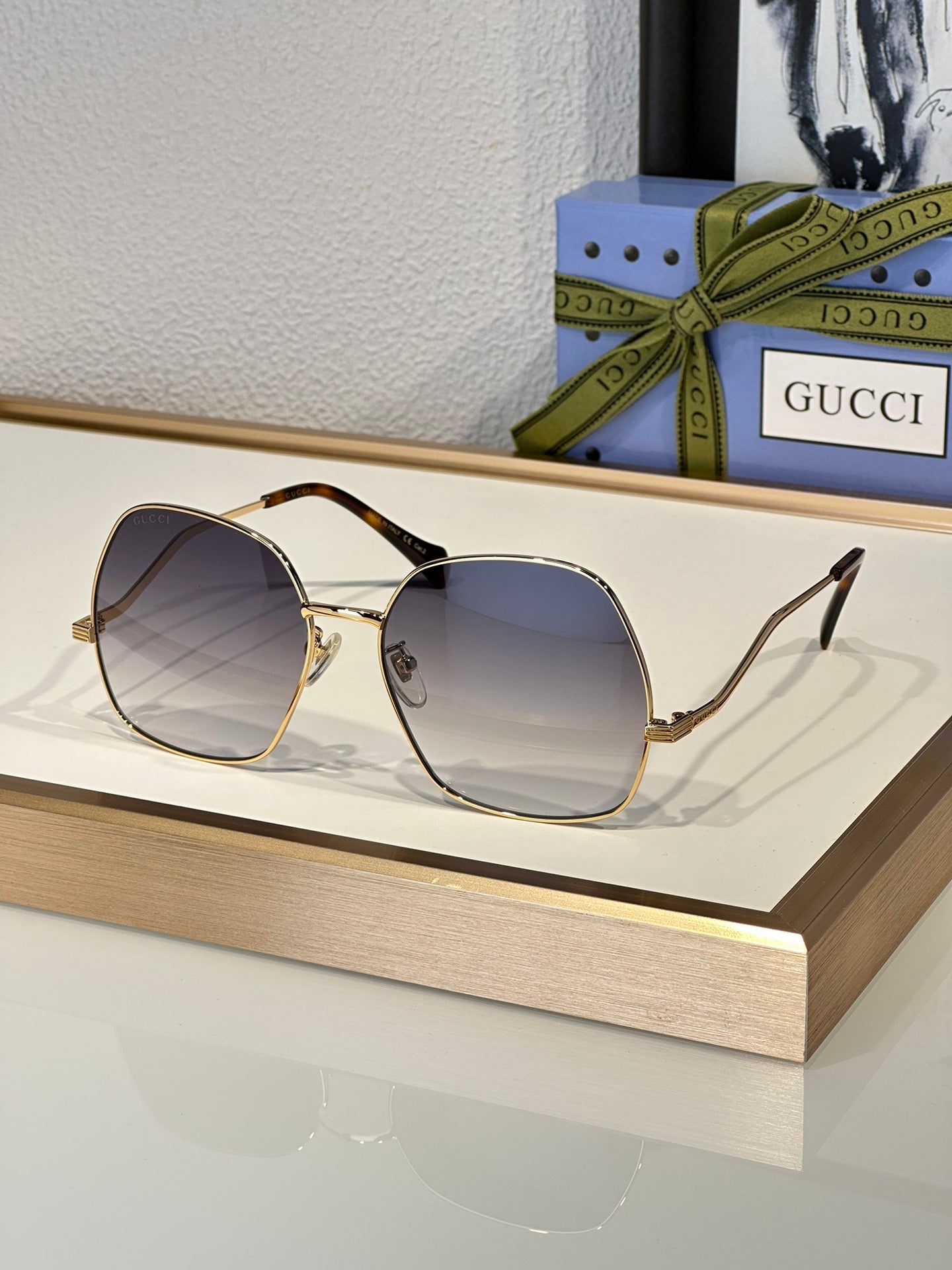 Gucci Over Size GG 0972S 2024 Women's Sunglasses ✨ - buyonlinebehappy