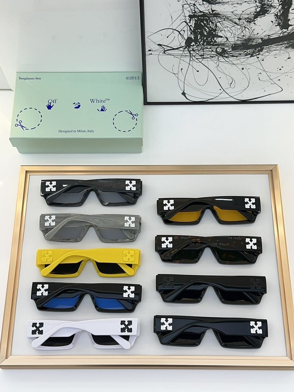 Off-White Arthur Unisex Sunglasses 9-models 🧩 - buyonlinebehappy