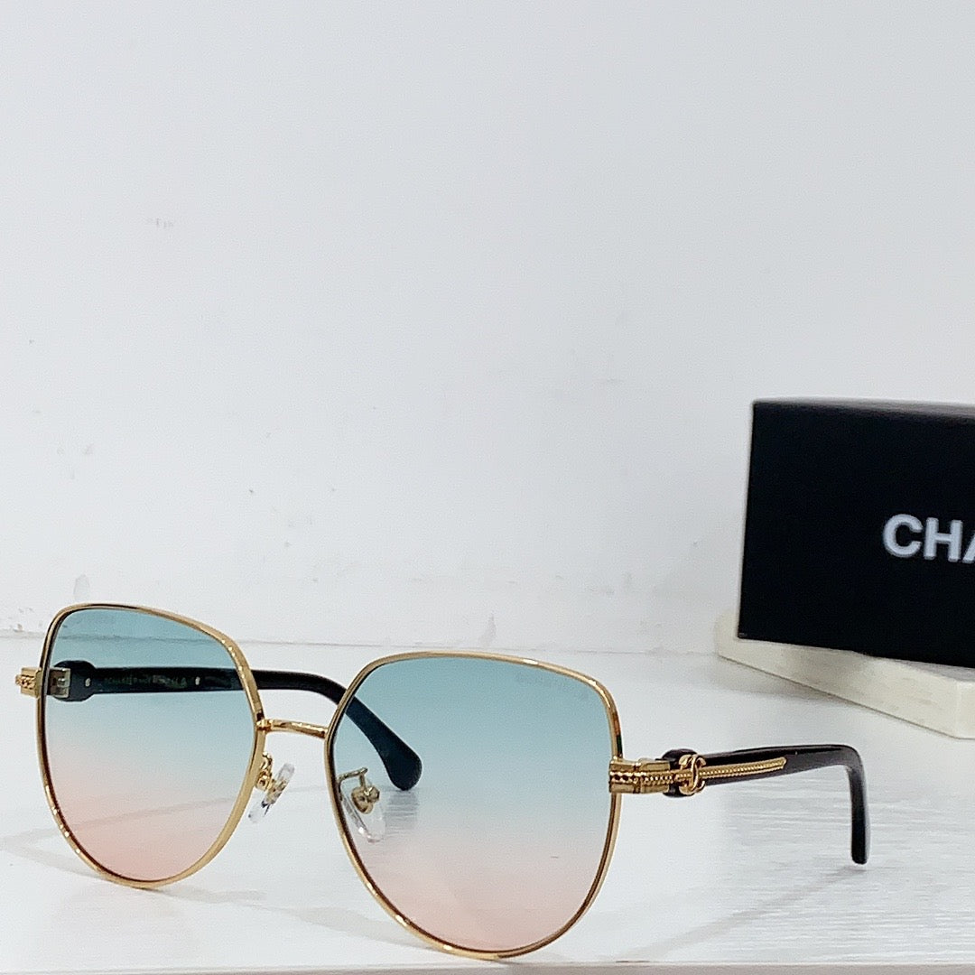 Chanel 2213 Women's Oversize Metal Frame Sunglasses ✨ - buyonlinebehappy