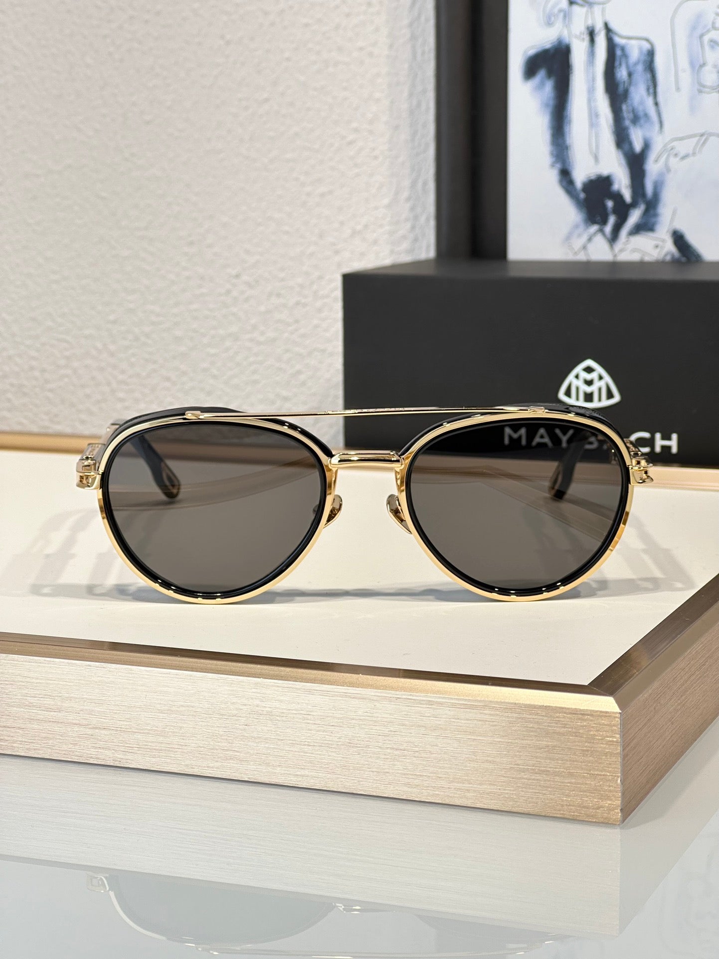 MAYBACH GAWA THE ABNER Mirror Zeiss Lenses 👑 - buyonlinebehappy