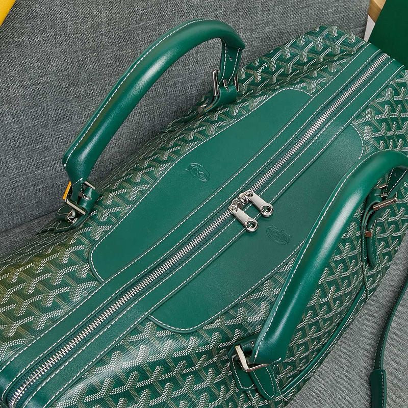 -   Goyard Boston 50 Bag In Goyardine Canvas Travel Bag Luggage ✨ - buyonlinebehappy