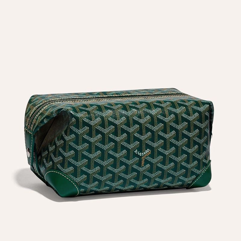 Goyard Bowling 25 Toiletry Bag In Goyardine Canvas✨ - buyonlinebehappy