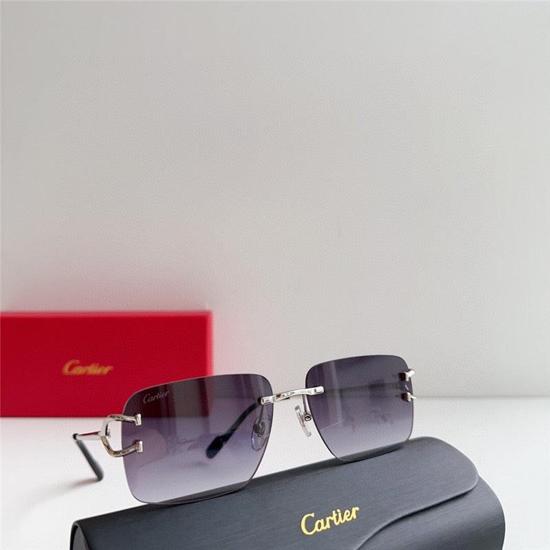 1 Cartier SIGNATURE C DE Style Sunglasses 57mm 14 lens Color - buyonlinebehappy