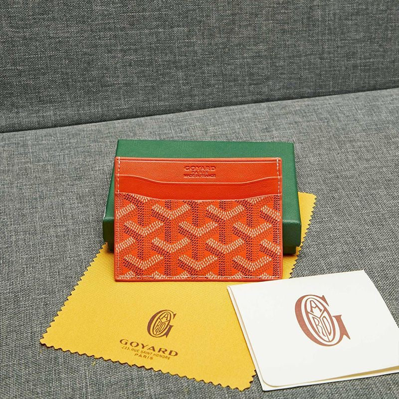 Goyard Saint-Sulpice Card Wallet In Goyardine Canvas ✨ - buyonlinebehappy