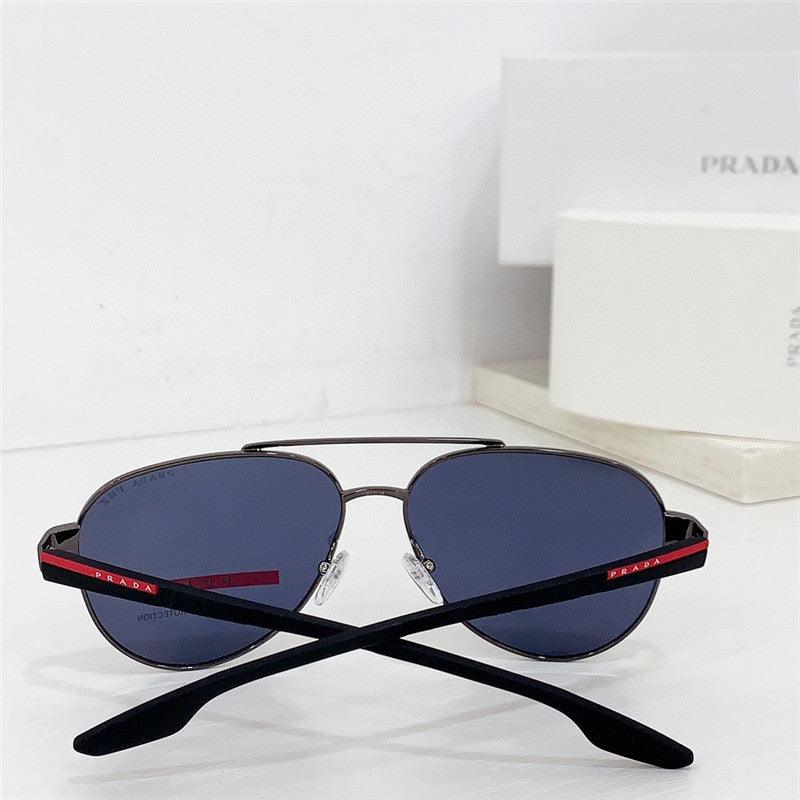 PRADA SPS54T 1AB5Z1 58 Polarized Men's Pilot Sunglasses✨ - buyonlinebehappy