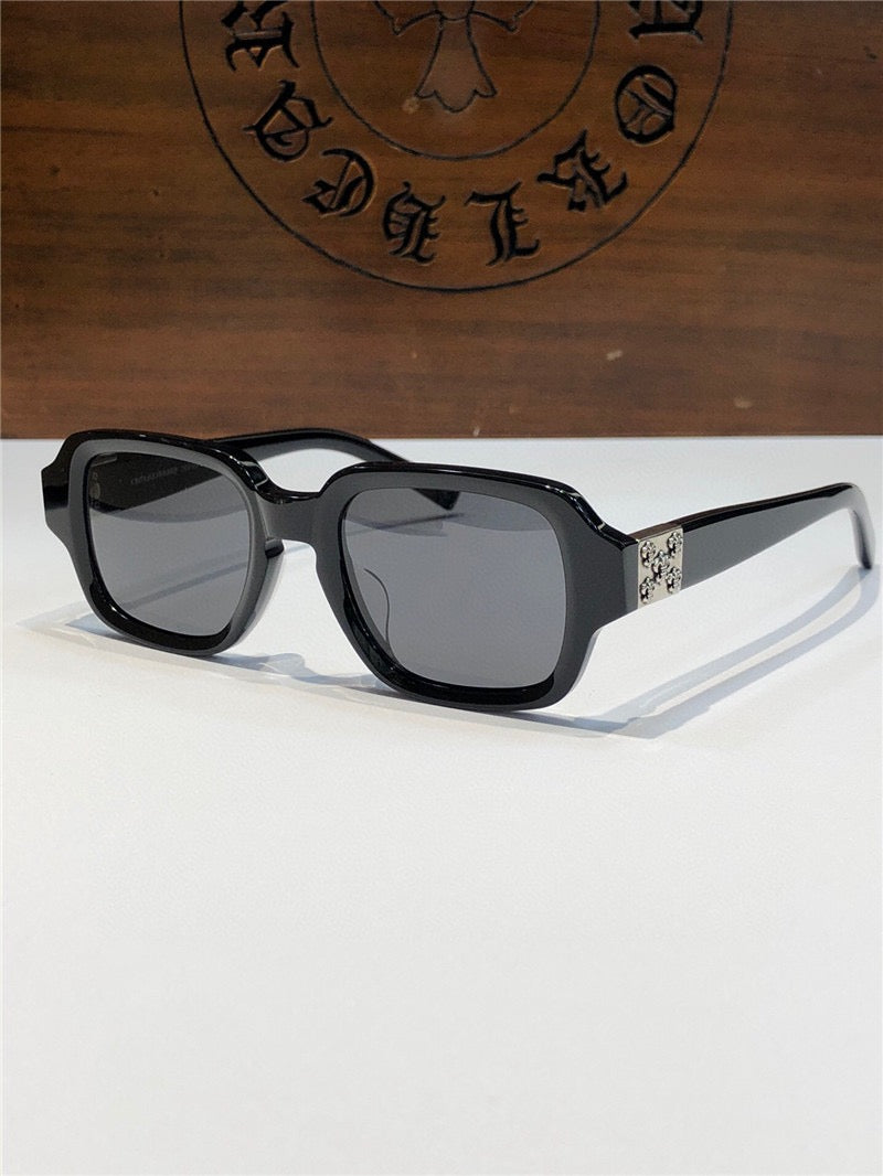 Chrome Hearts TV PARTY matty boy square-frame tinted sunglasses🔱 - buyonlinebehappy