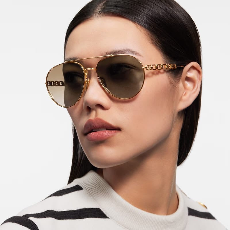 Louis Vuitton My LV Chain Pilot Z1539E Sunglasses  ✨ - buyonlinebehappy