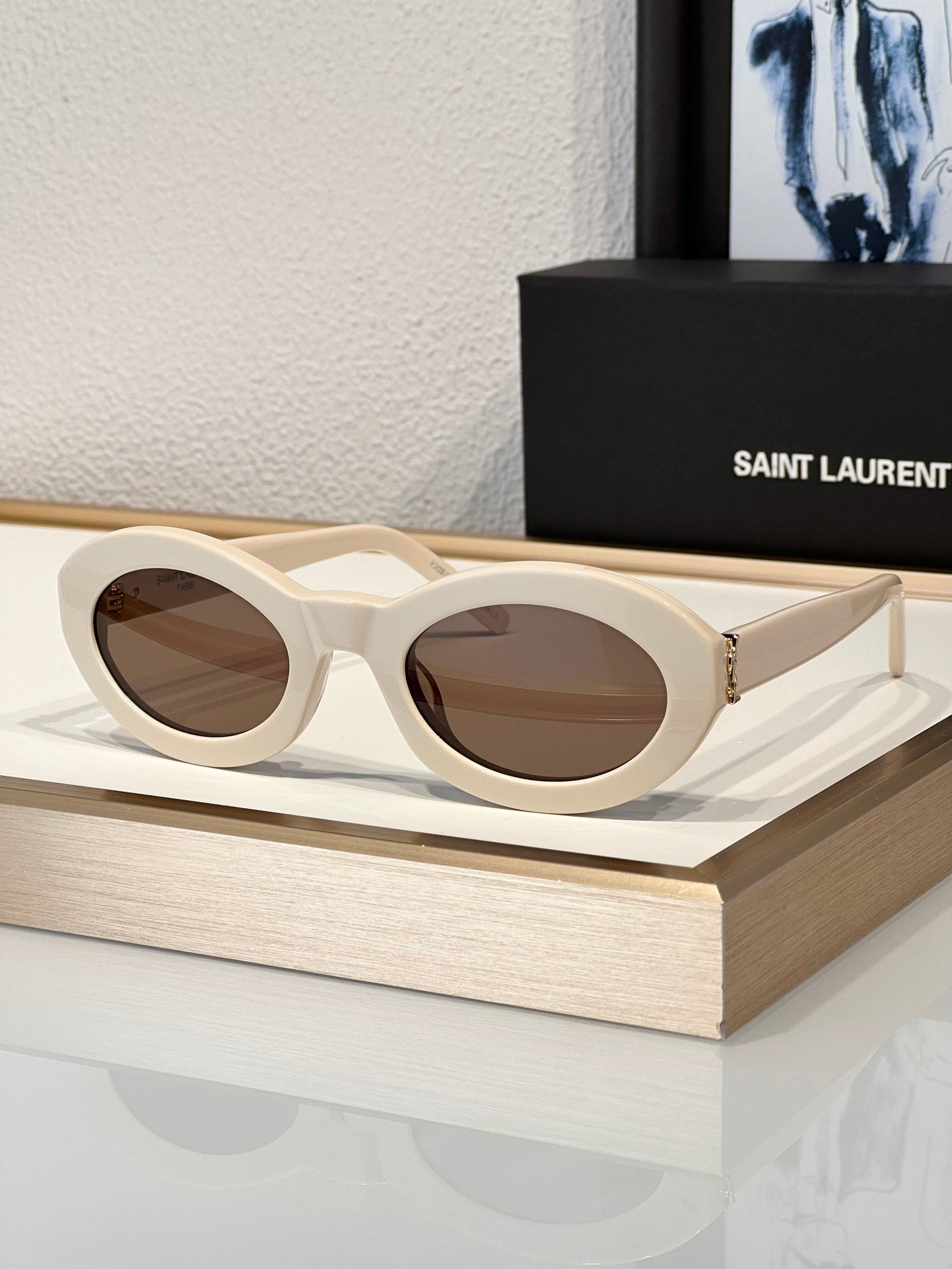 YSL 2024 Saint Laurent Women's Cat Eye SL M136 Sunglasses-7 Colors ✨ - buyonlinebehappy