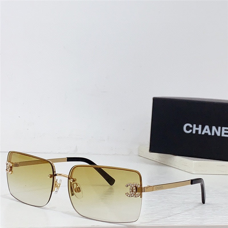 Chanel 4104B/C1247E Women's Metal Frame Sunglasses ✨ - buyonlinebehappy