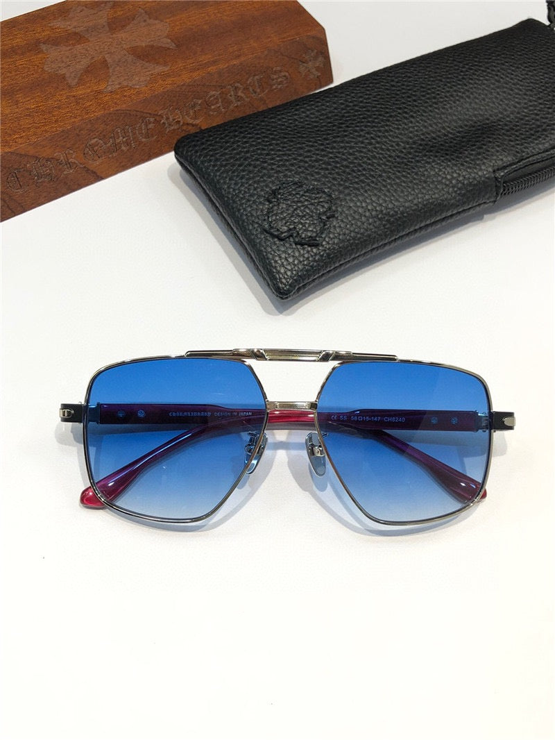 Chrome Hearts 8240 square-frame tinted sunglasses - buyonlinebehappy