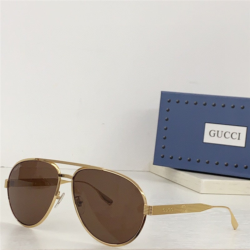 New Season Gucci 1513S Eyewear navigator-frame Sunglasses  ✨ - buyonlinebehappy