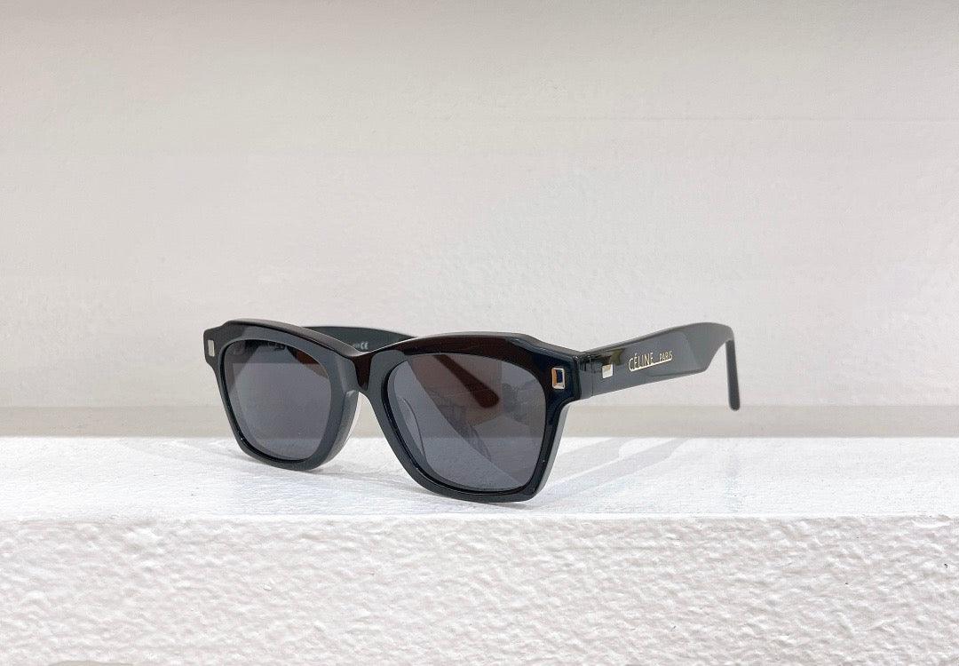 CELINE Rectangular Cat Eye Sunglasses CL40058I Black Women's Sunglasses ✨ - buyonlinebehappy