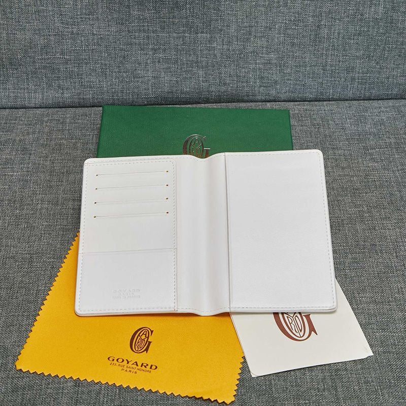 Goyard Grenelle Passport Cover In Goyardine Canvas✨ - buyonlinebehappy