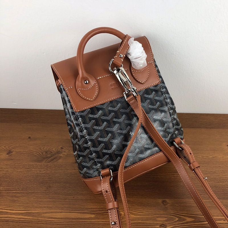 Goyard Mini Alpin Backpack In Goyardine Canvas ✨ - buyonlinebehappy