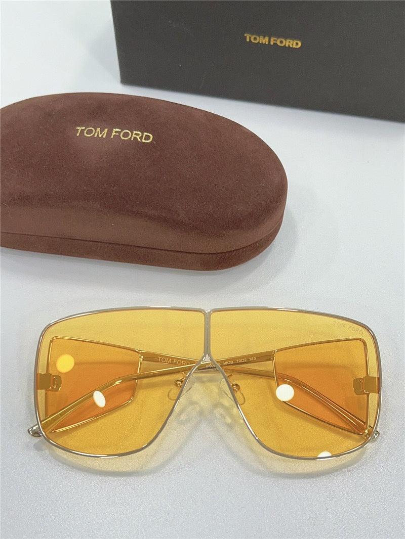 Tom Ford SPECTOR TF0708 Oversize Sunglasses ✨ - buyonlinebehappy